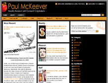 Tablet Screenshot of blog.paulmckeever.ca